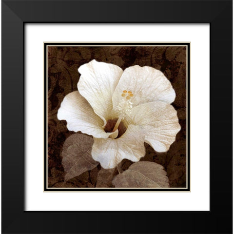 Verdant Blossom Black Modern Wood Framed Art Print with Double Matting by Mallett, Keith