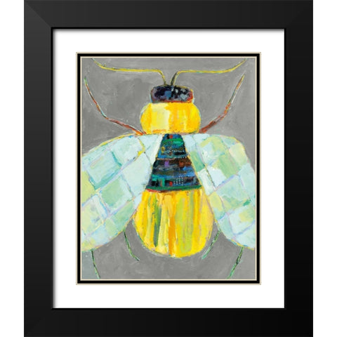 Whats Bugging You? I Black Modern Wood Framed Art Print with Double Matting by Swider, Staci