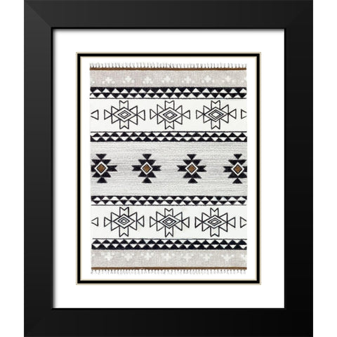 Magic Carpet Ride III Black Modern Wood Framed Art Print with Double Matting by Stajan-Ferkul, Andrea