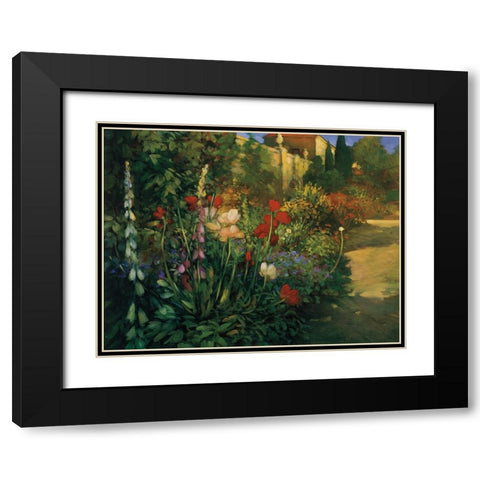 Walled Garden Black Modern Wood Framed Art Print with Double Matting by Craig, Philip