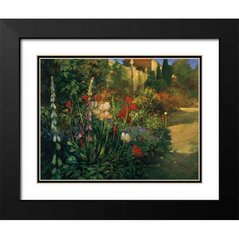 Walled Garden Black Modern Wood Framed Art Print with Double Matting by Craig, Philip