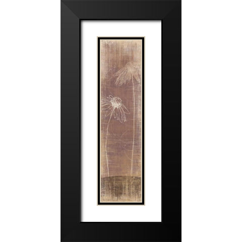 Buon Fresco II Black Modern Wood Framed Art Print with Double Matting by Venter, Tandi