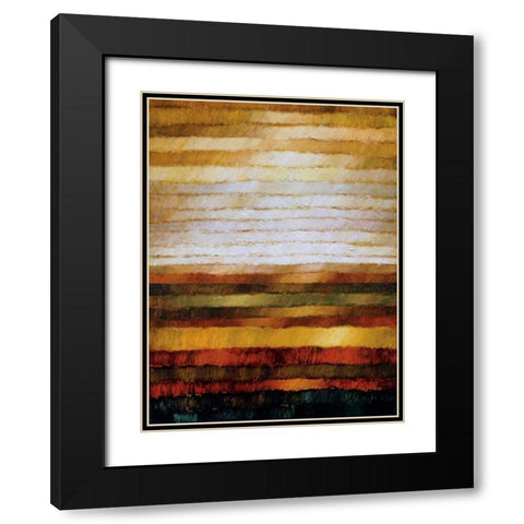 Preria Black Modern Wood Framed Art Print with Double Matting by Burdy, Zenon