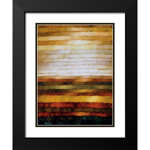 Preria Black Modern Wood Framed Art Print with Double Matting by Burdy, Zenon