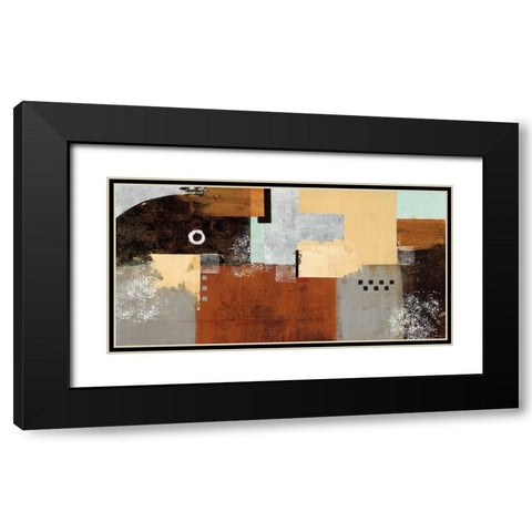 Enticing Black Modern Wood Framed Art Print with Double Matting by Villarreal Santos, Nancy
