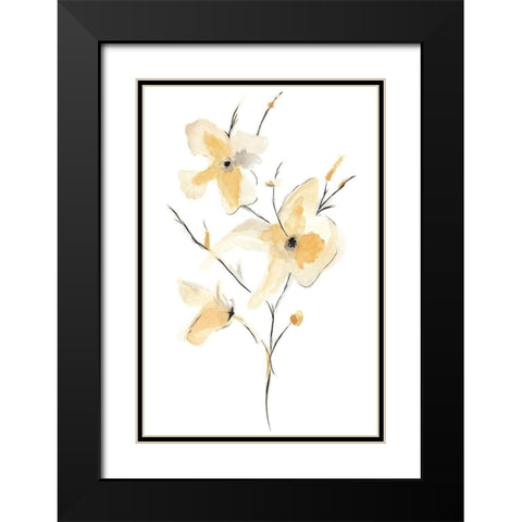 Morning Glory I Black Modern Wood Framed Art Print with Double Matting by Golden, Corrie