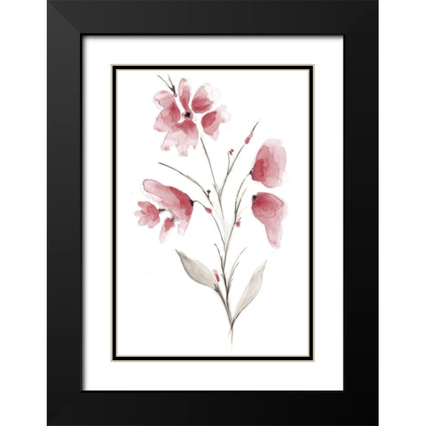 Love in Bordeaux I Black Modern Wood Framed Art Print with Double Matting by Golden, Corrie