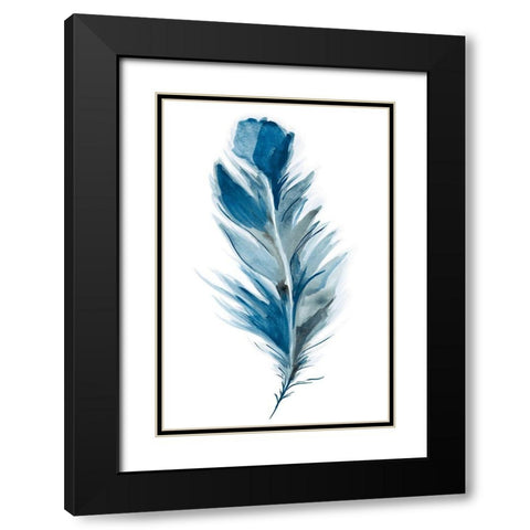 Midnight I Black Modern Wood Framed Art Print with Double Matting by Golden, Corrie