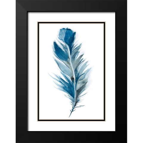 Midnight I Black Modern Wood Framed Art Print with Double Matting by Golden, Corrie