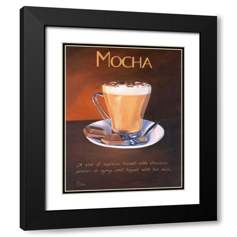 Urban Mocha Black Modern Wood Framed Art Print with Double Matting by Kenton, Paul