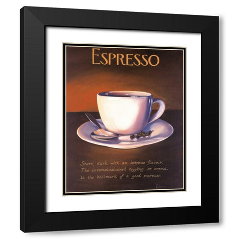 Urban Espresso Black Modern Wood Framed Art Print with Double Matting by Kenton, Paul