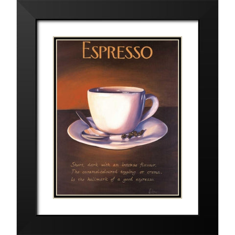 Urban Espresso Black Modern Wood Framed Art Print with Double Matting by Kenton, Paul