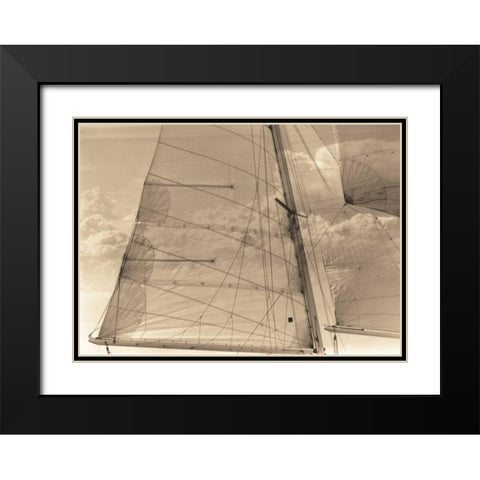 Nautical Dream I Black Modern Wood Framed Art Print with Double Matting by Stevens, David