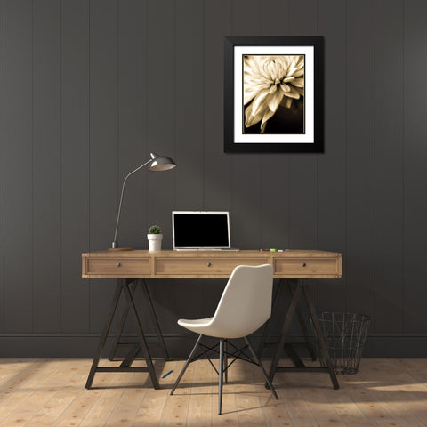 Radiance IV Black Modern Wood Framed Art Print with Double Matting by Ryan, Cinzia