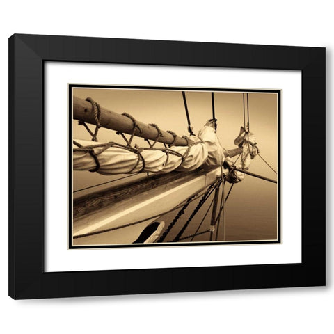 Breaking the Mist II Black Modern Wood Framed Art Print with Double Matting by LeBlanc, Frederick J.