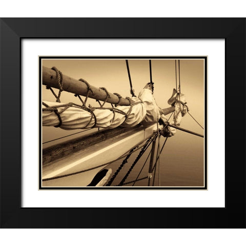 Breaking the Mist II Black Modern Wood Framed Art Print with Double Matting by LeBlanc, Frederick J.