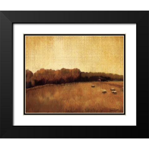 Open Range II Black Modern Wood Framed Art Print with Double Matting by Venter, Tandi