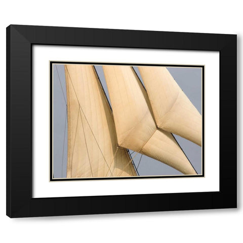 Windward I Black Modern Wood Framed Art Print with Double Matting by LeBlanc, Frederick J.