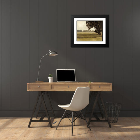 Summer Secret Black Modern Wood Framed Art Print with Double Matting by Lightell, Megan