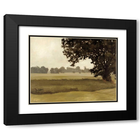 Summer Secret Black Modern Wood Framed Art Print with Double Matting by Lightell, Megan