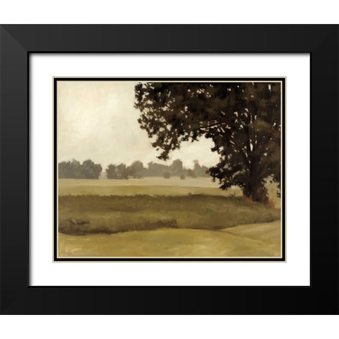 Summer Secret Black Modern Wood Framed Art Print with Double Matting by Lightell, Megan