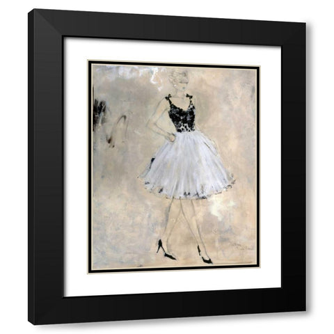 Colors of Night IV Black Modern Wood Framed Art Print with Double Matting by Stajan-Ferkul, Andrea