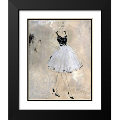 Colors of Night IV Black Modern Wood Framed Art Print with Double Matting by Stajan-Ferkul, Andrea