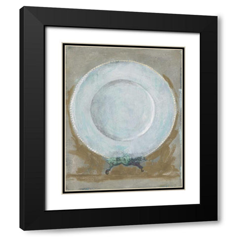 Dinner Plate II Black Modern Wood Framed Art Print with Double Matting by Stajan-Ferkul, Andrea