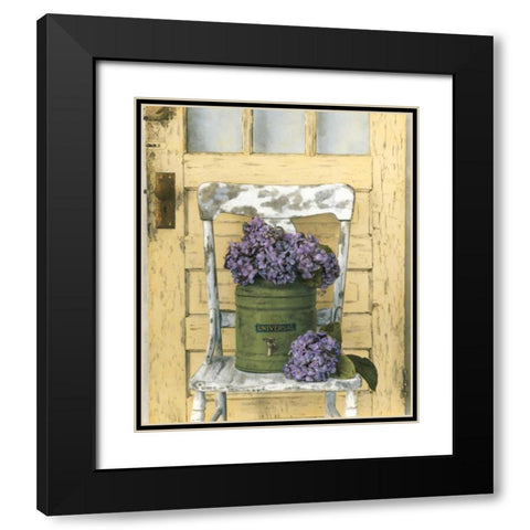 Cottage Bouquet I Black Modern Wood Framed Art Print with Double Matting by Atria, Cristin