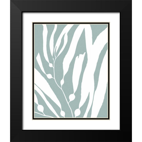 Seagrass I Black Modern Wood Framed Art Print with Double Matting by Berg, Sabine