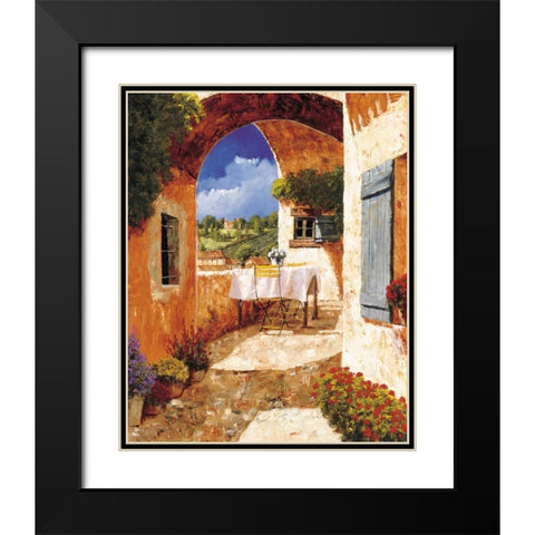 The Days of Wine and Roses Black Modern Wood Framed Art Print with Double Matting by Archambault, Gilles