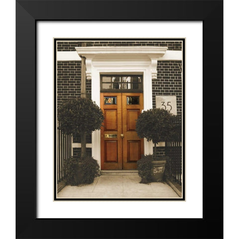 Inviting Black Modern Wood Framed Art Print with Double Matting by Maihara/Watt, Jeff/Boyce