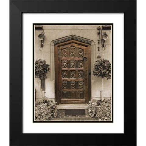 Charming Black Modern Wood Framed Art Print with Double Matting by Maihara/Watt, Jeff/Boyce
