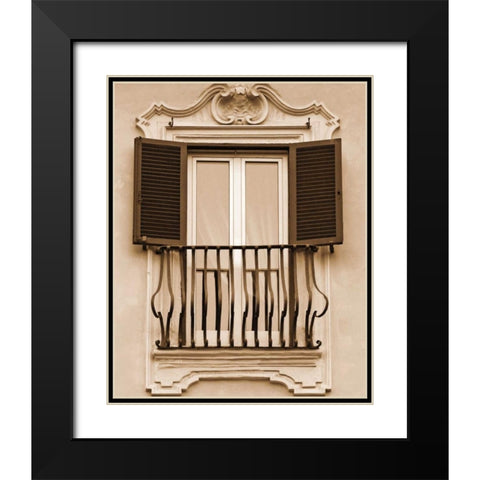 Italian Moments II Black Modern Wood Framed Art Print with Double Matting by Maihara/Watt, Jeff/Boyce