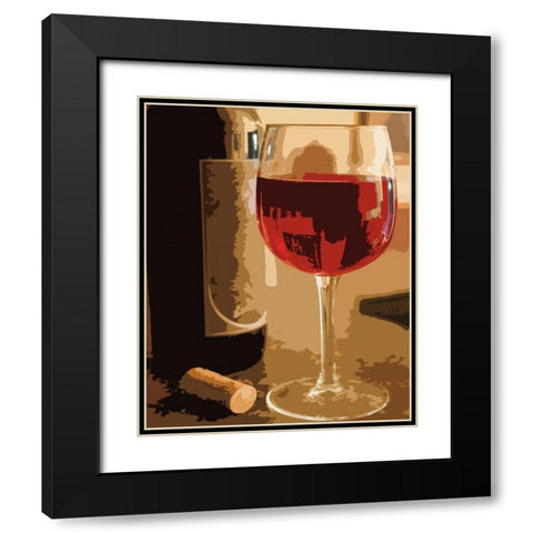 After Dinner Black Modern Wood Framed Art Print with Double Matting by Maihara/Watt, Jeff/Boyce