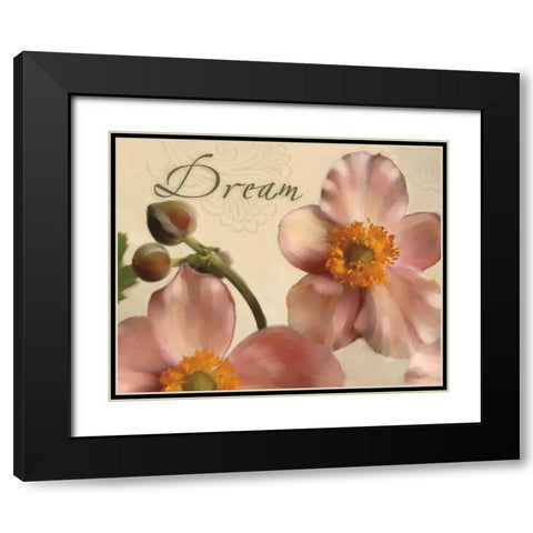 Dream Black Modern Wood Framed Art Print with Double Matting by Tanner, Jan