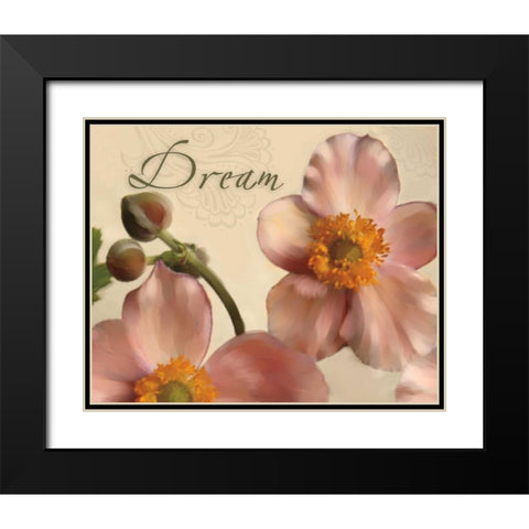 Dream Black Modern Wood Framed Art Print with Double Matting by Tanner, Jan