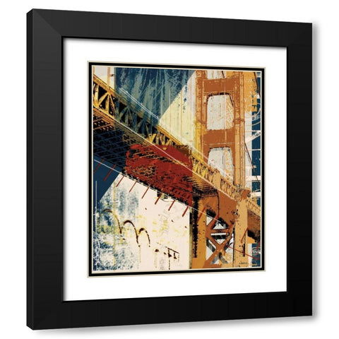 Into Manhattan I Black Modern Wood Framed Art Print with Double Matting by NOAH