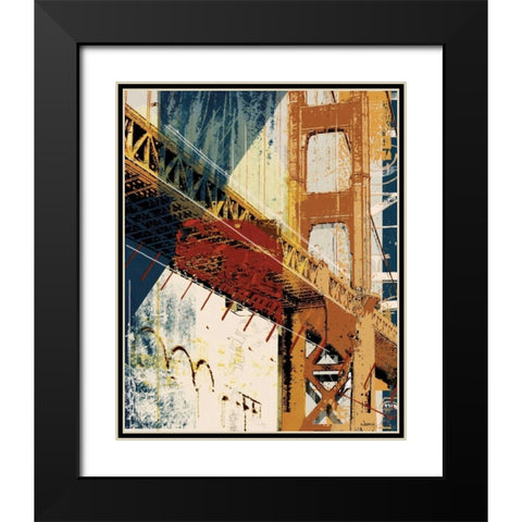 Into Manhattan I Black Modern Wood Framed Art Print with Double Matting by NOAH