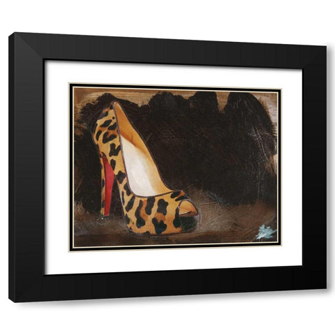 Shoe Box III Black Modern Wood Framed Art Print with Double Matting by Stajan-Ferkul, Andrea
