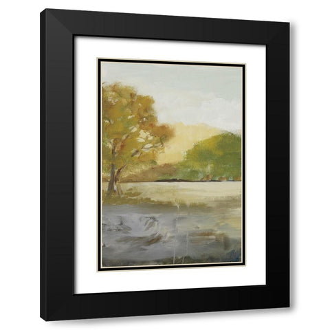 Prelude I Black Modern Wood Framed Art Print with Double Matting by Buckley, Mary Parker