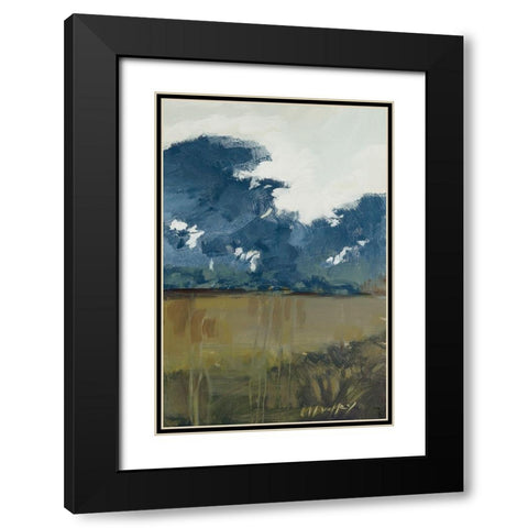 Prelude III Black Modern Wood Framed Art Print with Double Matting by Buckley, Mary Parker