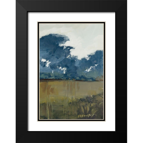 Prelude III Black Modern Wood Framed Art Print with Double Matting by Buckley, Mary Parker