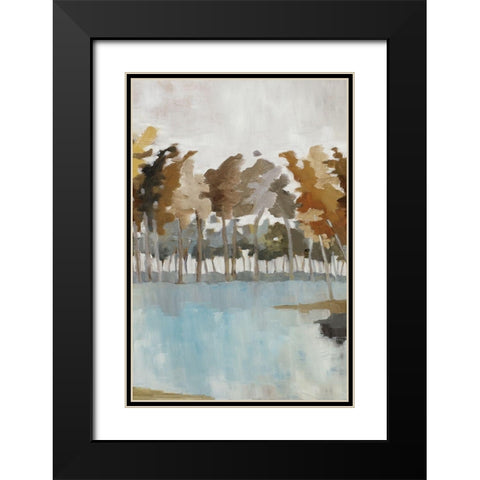Wetlands II Black Modern Wood Framed Art Print with Double Matting by Ellens, Jacqueline