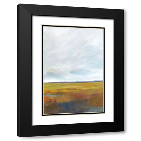 Sunset Over The Marsh III Black Modern Wood Framed Art Print with Double Matting by Jackson, Victoria