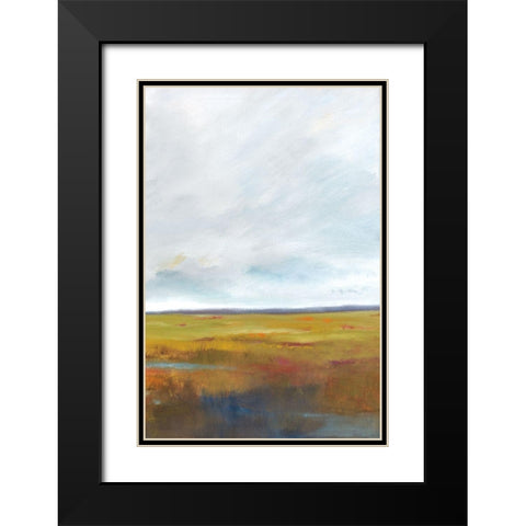 Sunset Over The Marsh III Black Modern Wood Framed Art Print with Double Matting by Jackson, Victoria