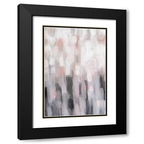 Blushing I Black Modern Wood Framed Art Print with Double Matting by Parker, Karen Lorena