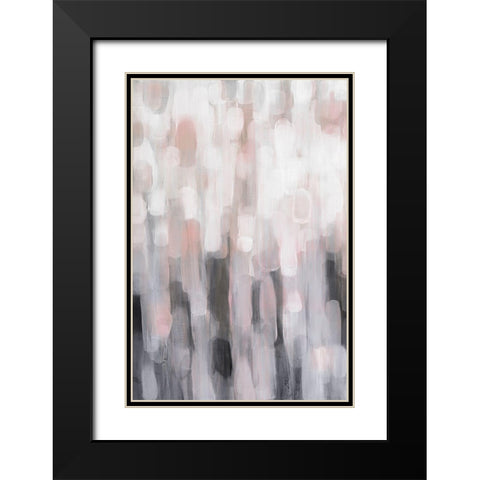 Blushing I Black Modern Wood Framed Art Print with Double Matting by Parker, Karen Lorena