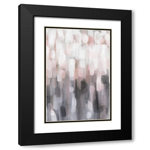 Blushing II Black Modern Wood Framed Art Print with Double Matting by Parker, Karen Lorena