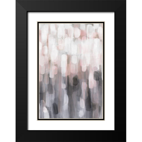Blushing II Black Modern Wood Framed Art Print with Double Matting by Parker, Karen Lorena